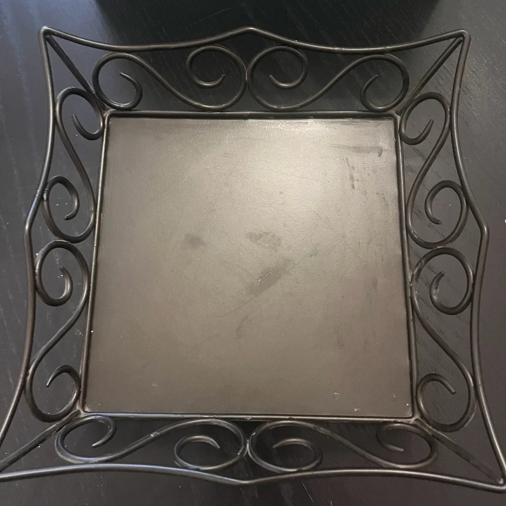 PartyLite Antique Brass Tray - Picture 2 of 5
